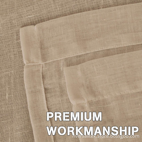 2-Pairs Taffy Semi-Sheers Light Filtering Curtains